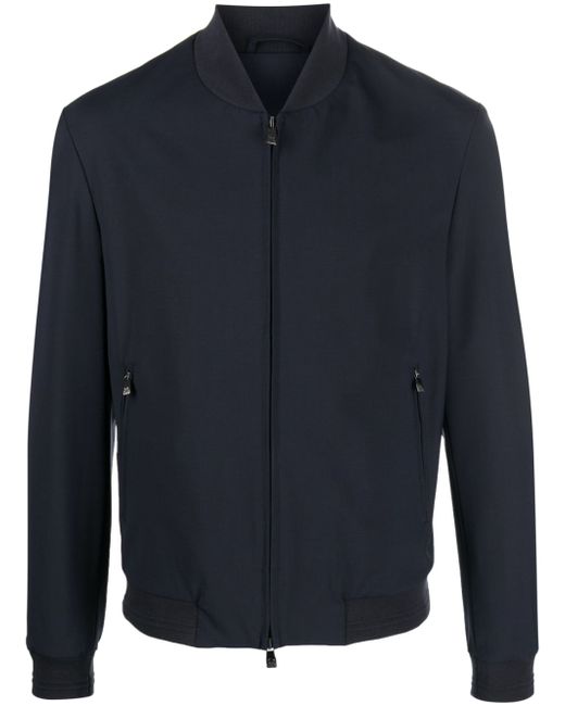 Corneliani zip-up bomber jacket