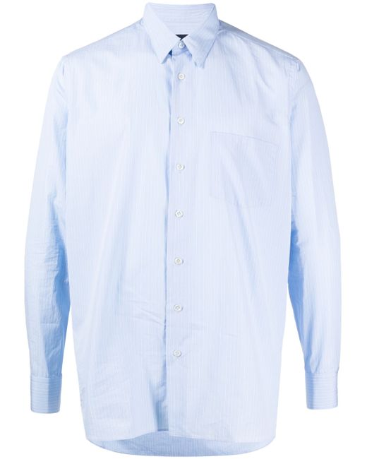 Lardini pinstripe-print cotton shirt
