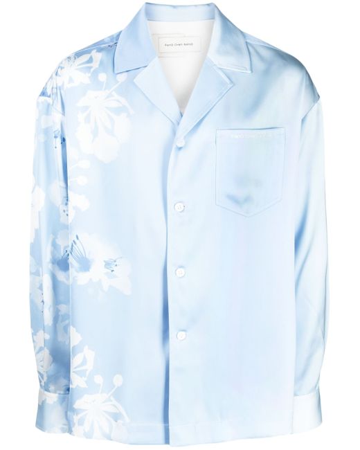 Feng Chen Wang floral-print long-sleeve shirt