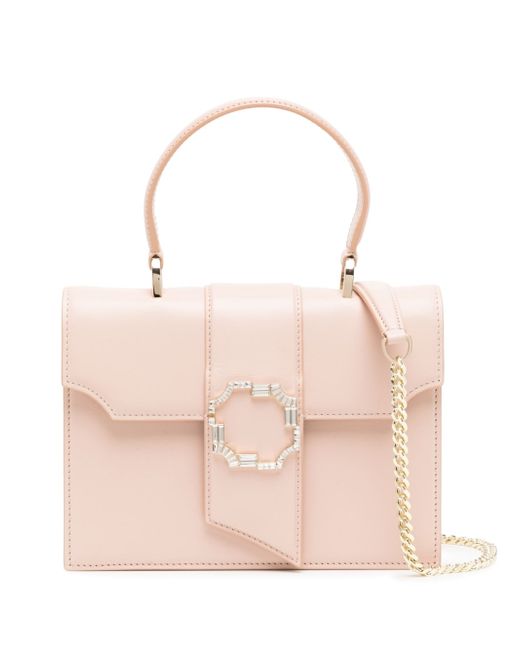 Malone Souliers small Audrey satin tote bag