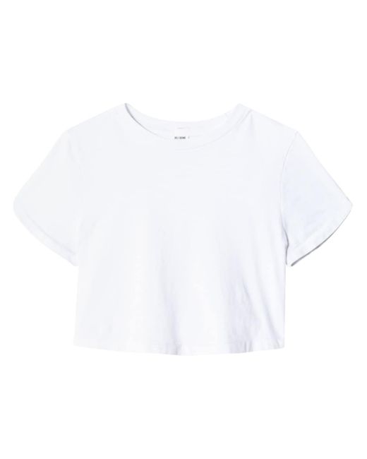 Re/Done short-sleeve cropped T-shirt