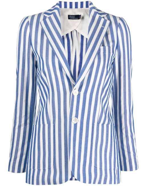 Polo Ralph Lauren striped single-breasted blazer