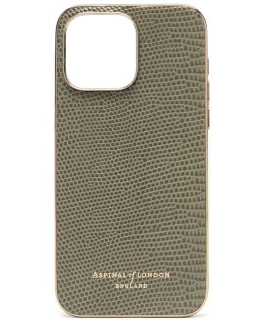 Aspinal of London lizard-effect iPhone 14 Pro Max case