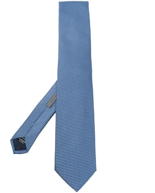 Corneliani pointed-tip silk tie