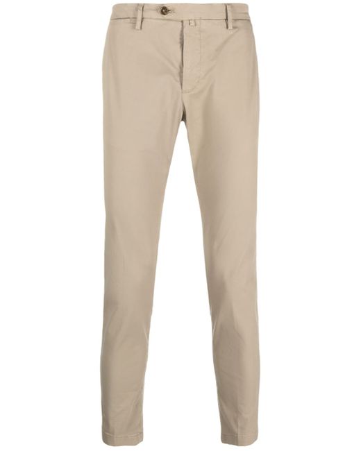 Briglia 1949 plain cotton chino trousers