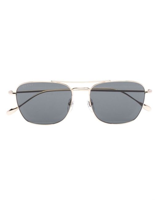Gucci rectangle-frame double-bridge sunglasses