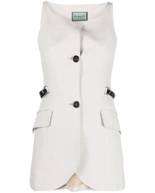 Durazzi Milano button-fastening sleeveless waistcoat