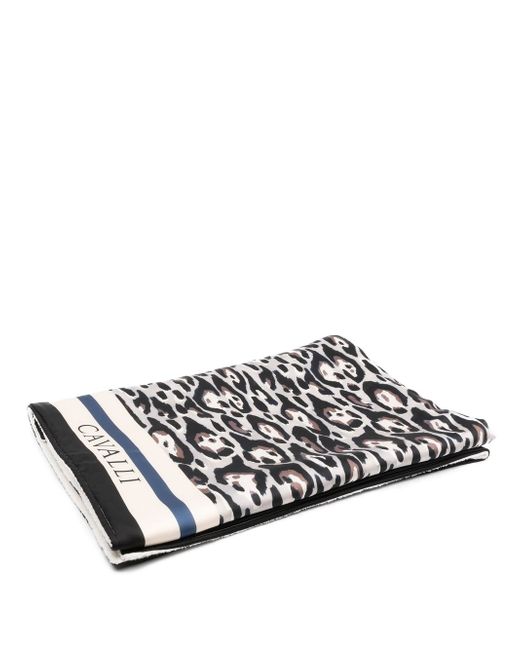 Roberto Cavalli leopard-print beach towel