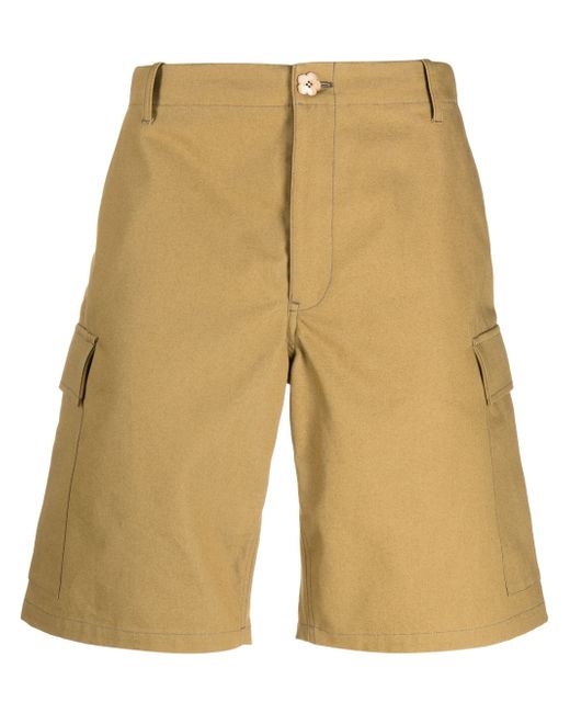 Kenzo multi-pocket cotton cargo shorts