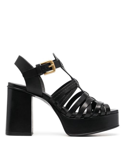 See by Chloé 95mm leather strap sandals