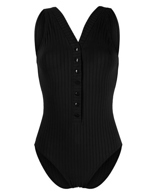 Eres ribbed scoop-back swimsuit