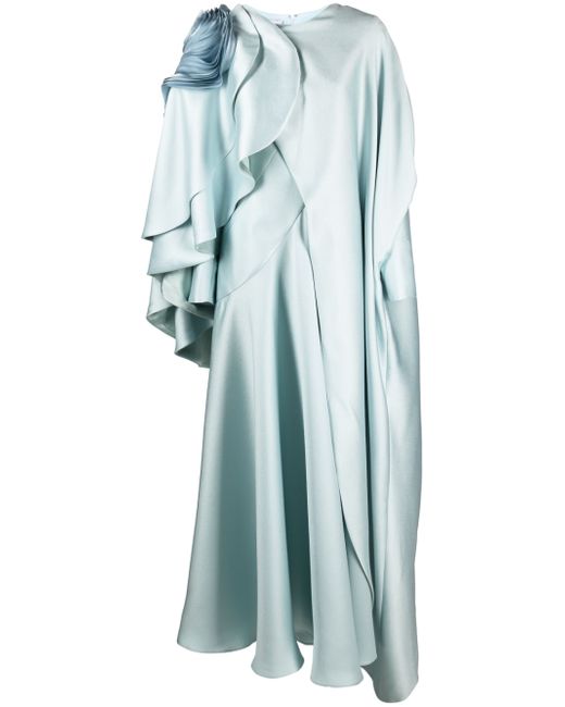 Gaby Charbachy draped cape-style gown