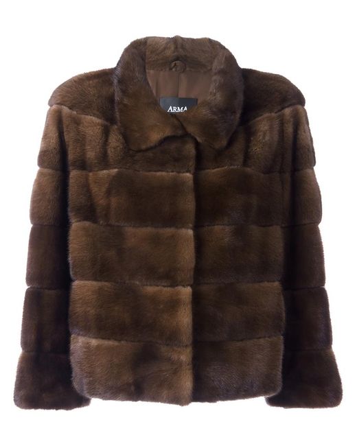Arma short fur jacket 38 Polyester/Mink Fur