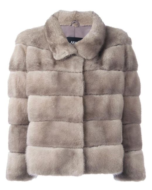 Arma short fur jacket 36 Polyester/Mink Fur