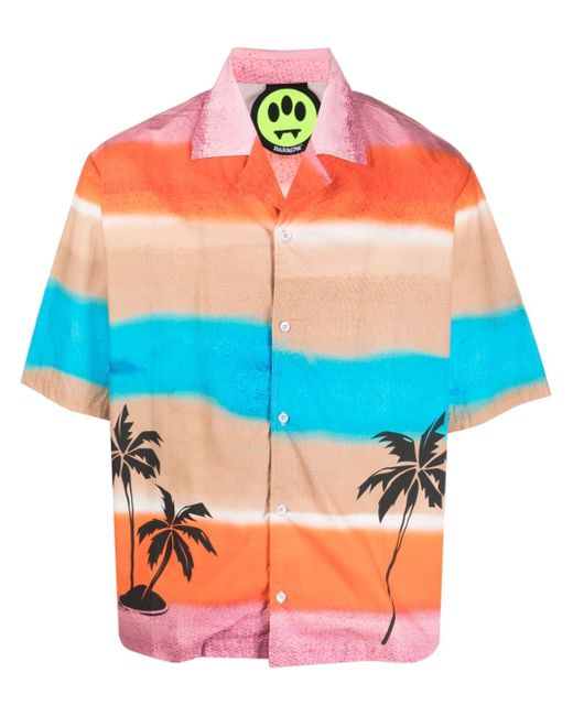 Barrow palm tree-print shirt