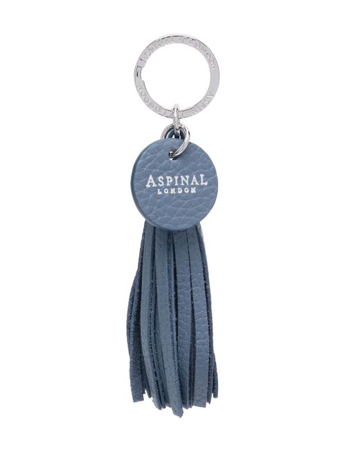 Aspinal of London tassel lether keychain