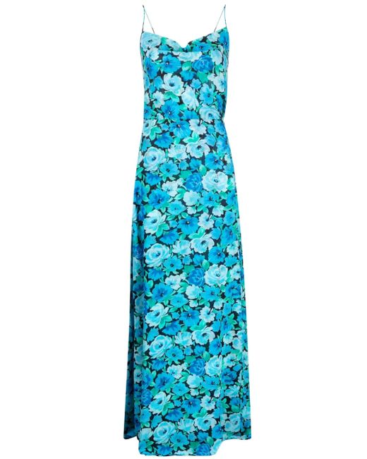 Rotate floral-print maxi dress