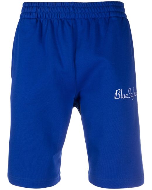 Blue Sky Inn logo-print cotton shorts