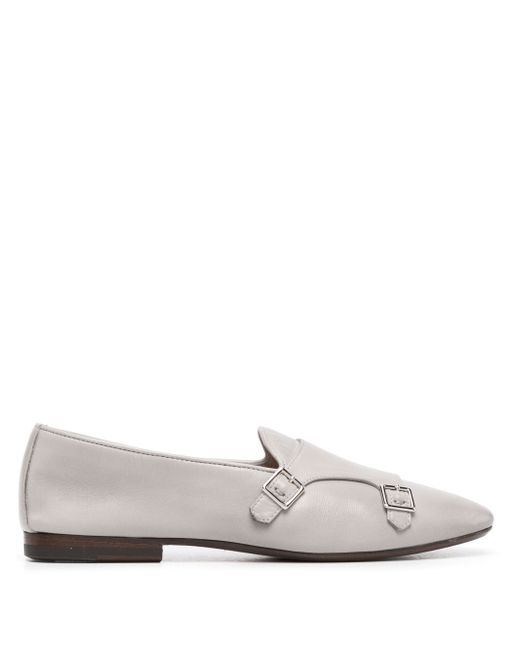 Henderson Baracco buckle-detail leather loafers