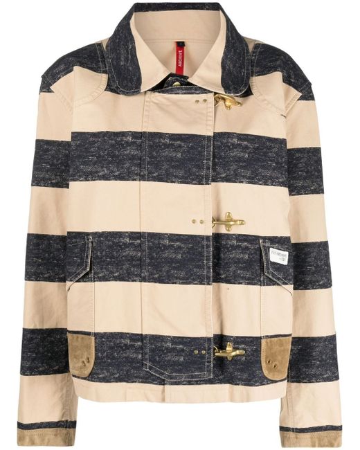 Fay striped 3-Ganci jacket