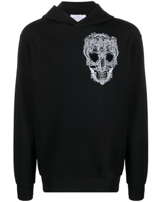 Philipp Plein Baroque Skull cotton hoodie
