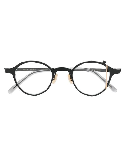 Masahiromaruyama strap-detail round glasses