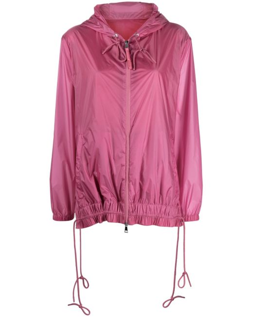 Moncler zip-fastening hooded jacket