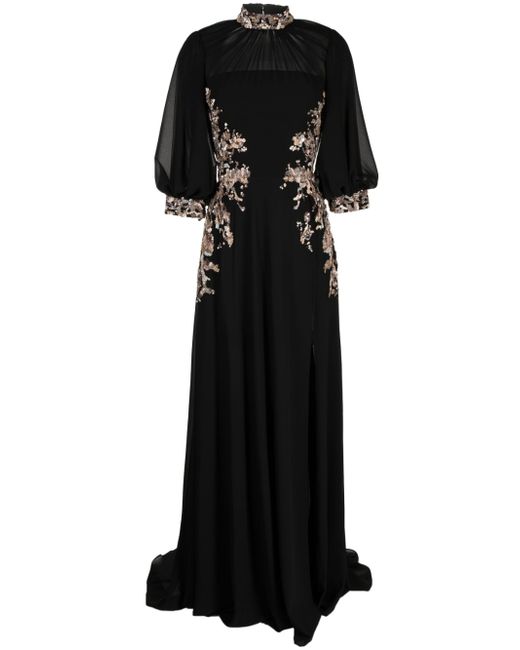 Saiid Kobeisy sequin-embellishment long dress
