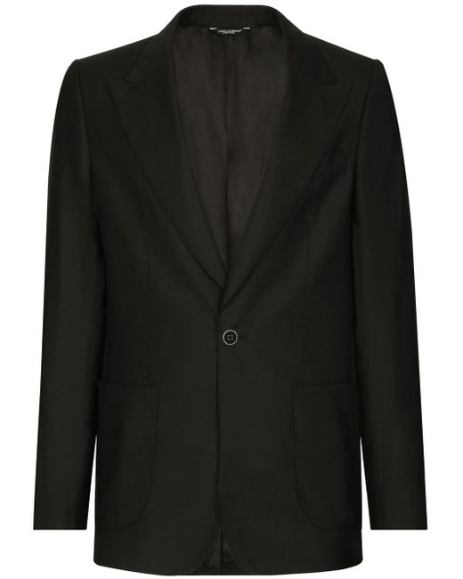 Dolce & Gabbana one-button tailored blazer