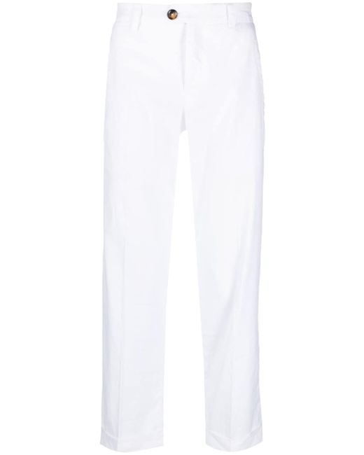 PT Torino straight-leg linen trousers