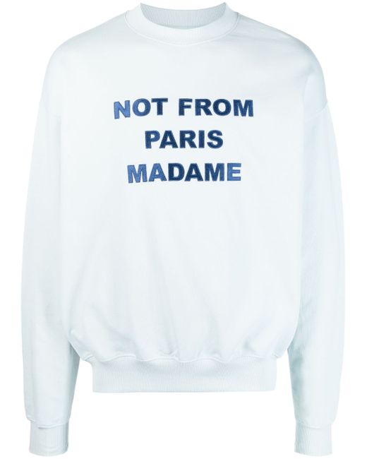 Drôle De Monsieur slogan-print sweatshirt