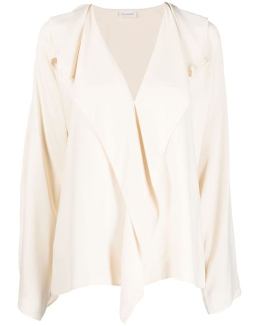 By Malene Birger layered-details flared blouse