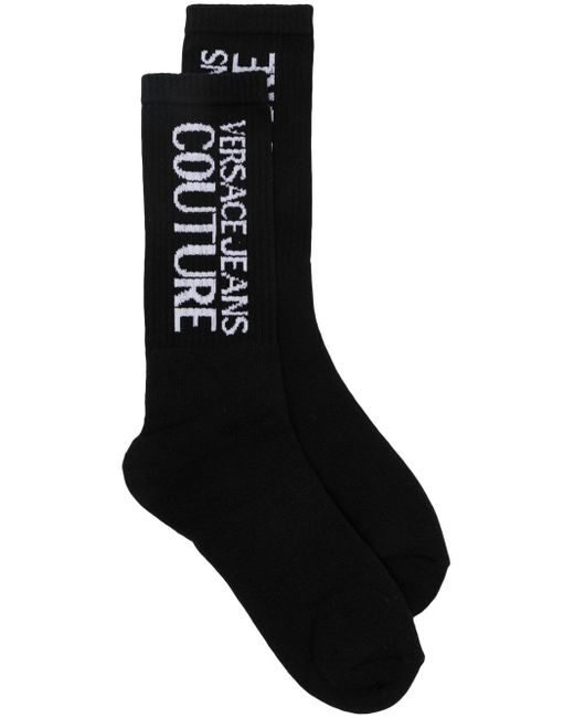 Versace Jeans Couture logo-print knitted socks
