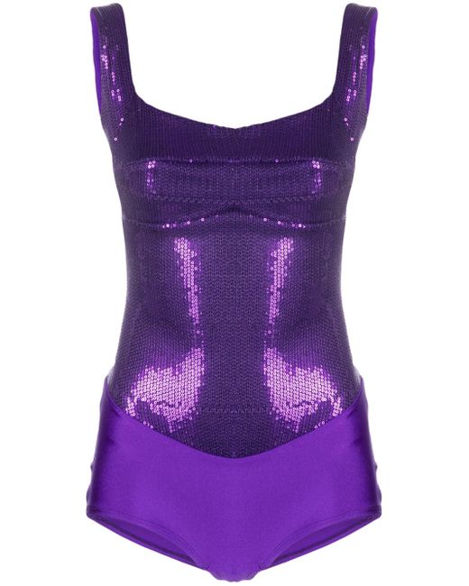 Atu Body Couture sequin-embellished sleeveless top