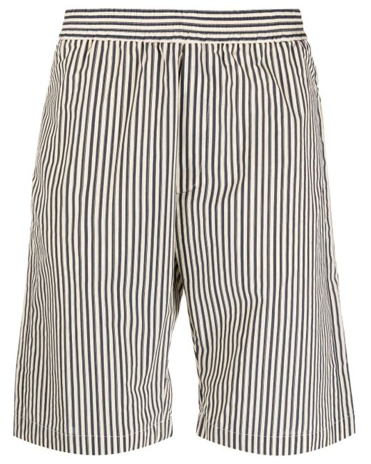Barena striped cotton shorts