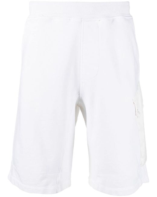 Ten C side flap-pocket detail shorts