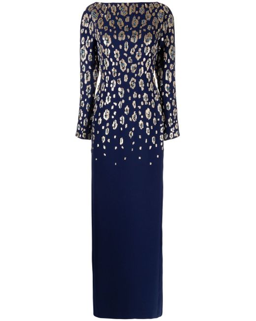 Jenny Packham Oxalis sequin-embellished dress