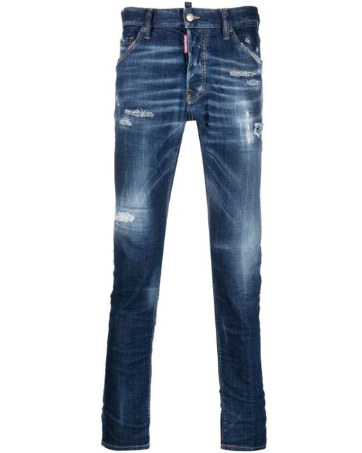 Dsquared2 distressed denim jeans
