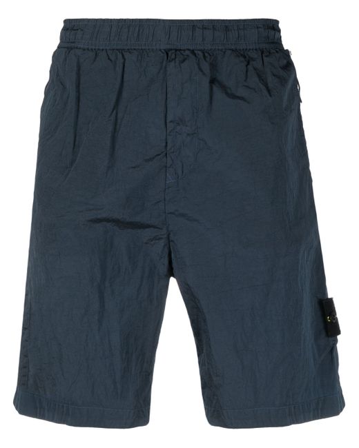 Stone Island crinkled bermuda shorts