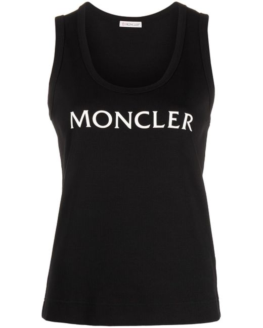 Moncler logo-print tank top