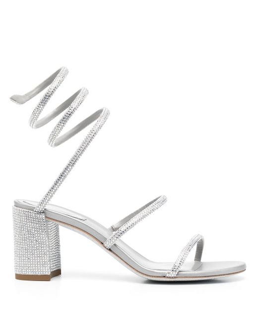 Rene Caovilla 70mm crystal-embellished strappy sandals