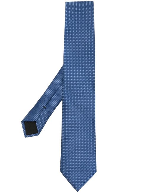 Boss embroidered adjustable tie