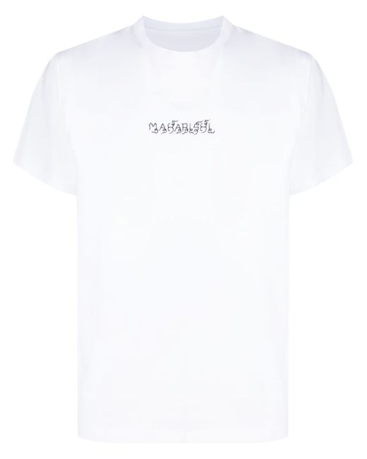 Maharishi logo-print organic cotton T-shirt