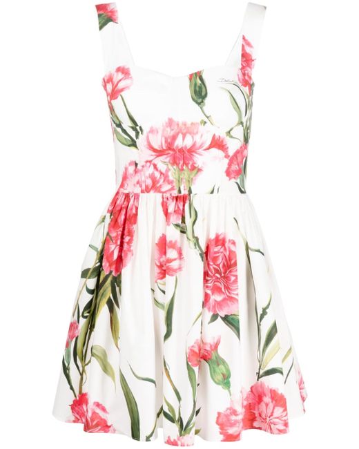 Dolce & Gabbana floral-print sleeveless dress