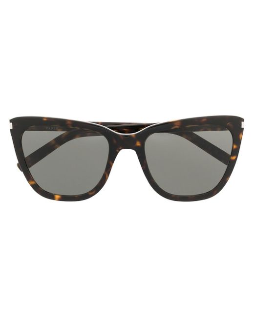 Saint Laurent Tortoiseshell oversized sunglasses