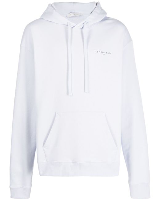 Ih Nom Uh Nit logo-print cotton hoodie
