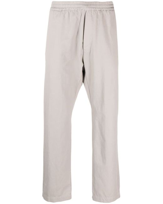 Barena straight-leg cotton-linen trousers