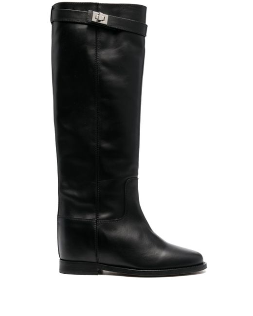 Via Roma 15 knee-length leather boots