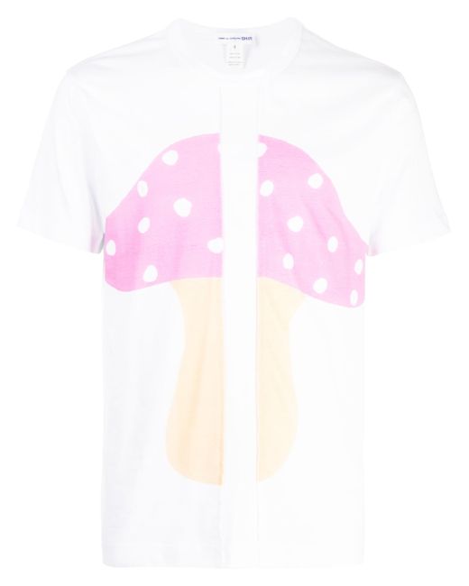 Comme Des Garçons graphic-print short-sleeved T-shirt