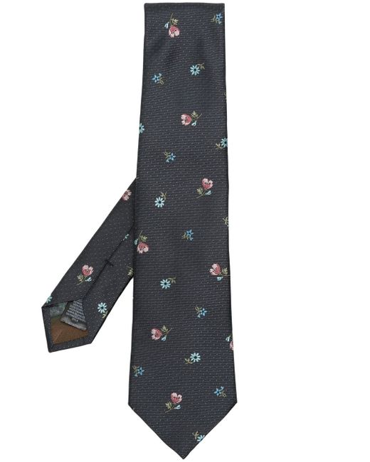 Paul Smith floral-print silk tie
